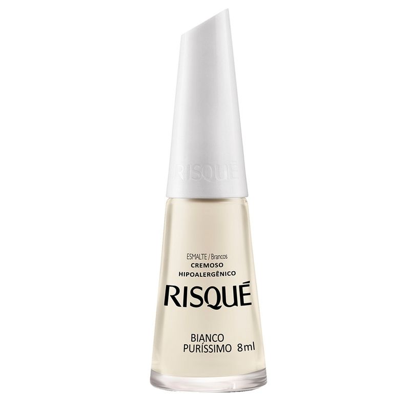 RISQUE - Esmalte Uñas Hipoalergénico Bianco Purissimo
