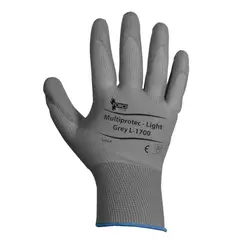 LIOI - Guante MultiProtec - Flex Light, L-1700, palma PU - Gris, 7