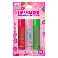 LIP SMACKER - Trio Balsamos Labiales Original & Best Frutas