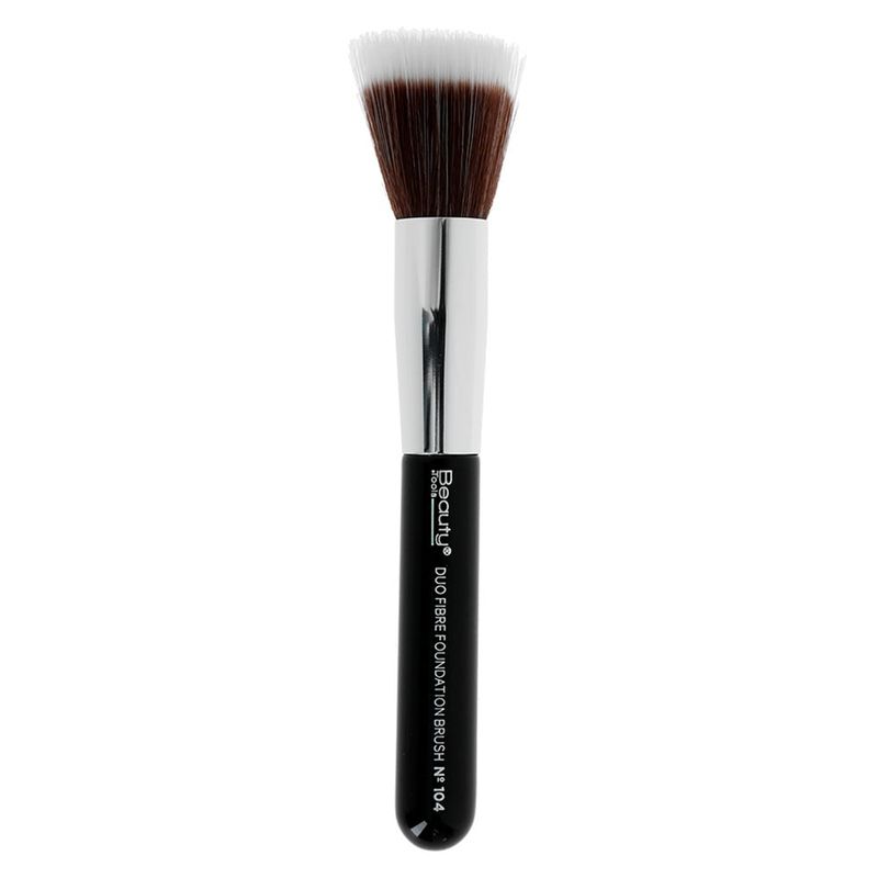 BEAUTY TOOLS - Brocha Doble Fibra Para Rostro N°104
