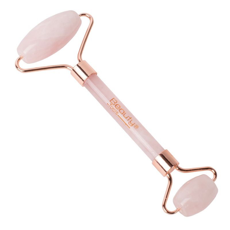 BEAUTY TOOLS - Roller Facial De Cuarzo Rosa