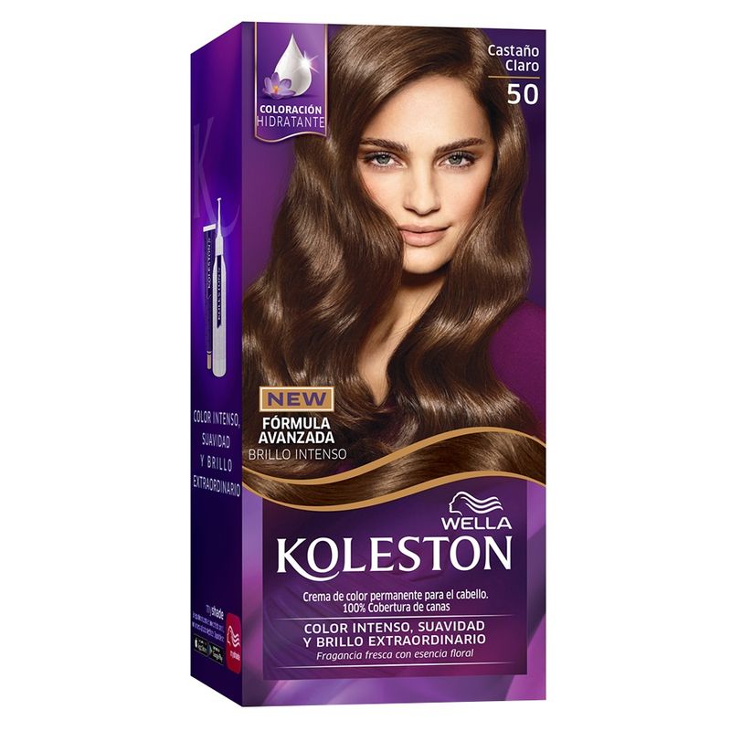 KOLESTON - Tintura Permanente 50 Castaño Claro