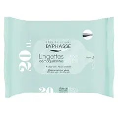 BYPHASSE - Toallitas Desmaquillantes Con Aloe Vera Piel Sensible 20 Un