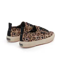 SUPERGA - Zapatilla 2750 Ripped Leopard Classic Leopard Black - Café