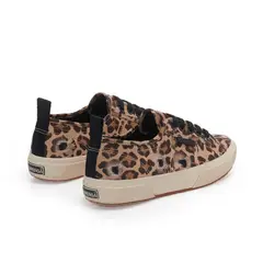 SUPERGA - Zapatilla 2750 Ripped Leopard Classic Leopard Black - Café