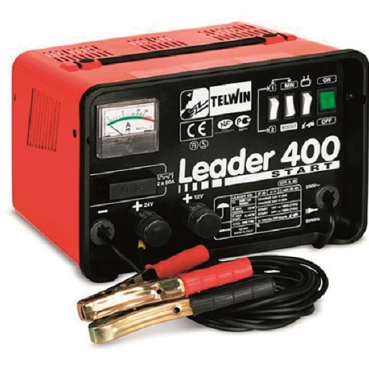 GENERICO - Cargador Batería / Partidor  Leader 400  - 45A Telwin