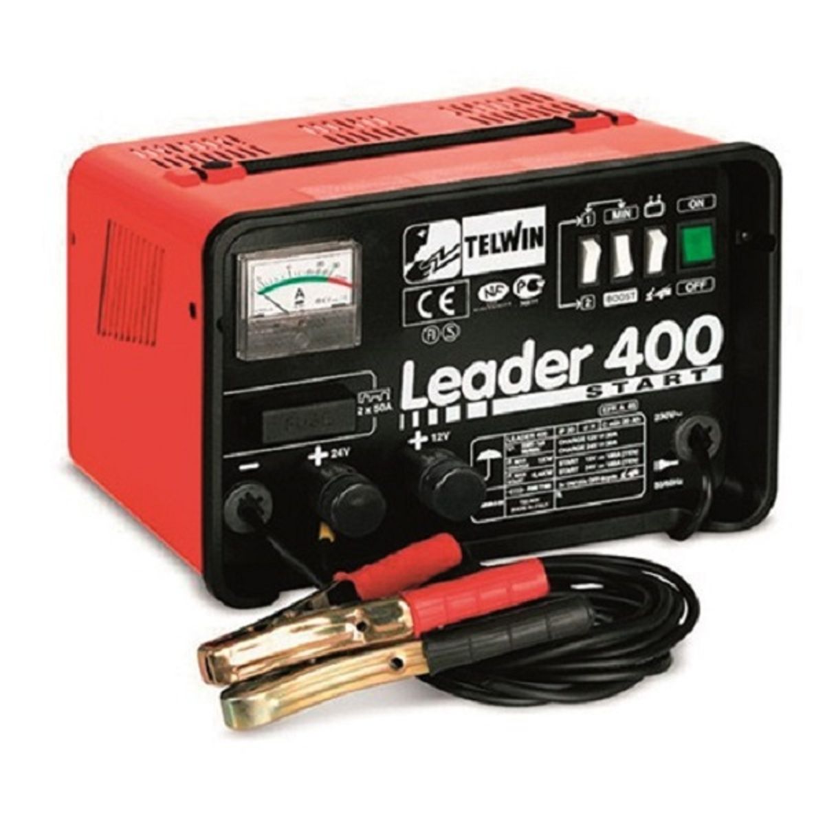 GENERICO - Cargador Batería / Partidor  Leader 400  - 45A Telwin