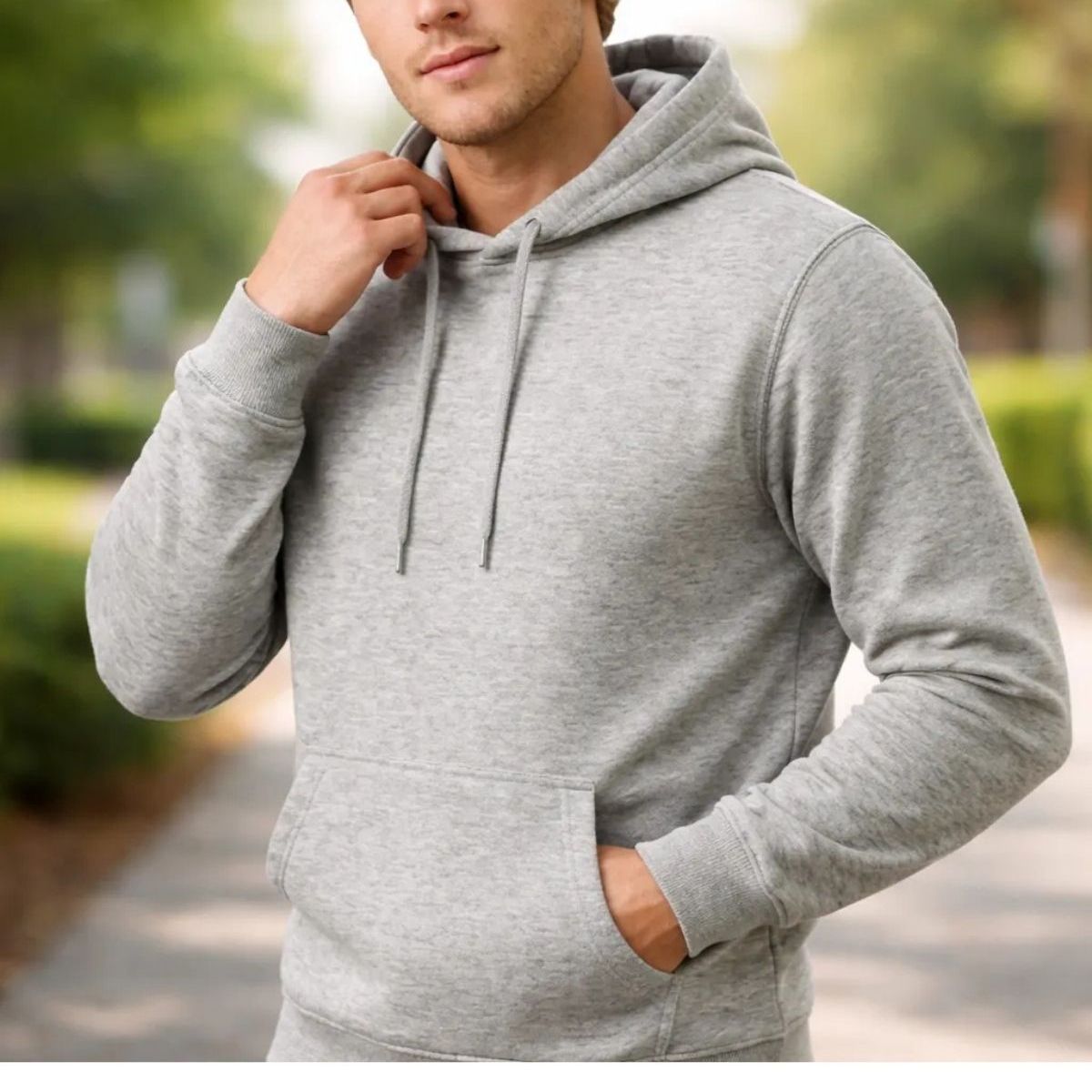 LOOK SHOP - Polerón Canguro Hombre Algodón Verano Colores. 880