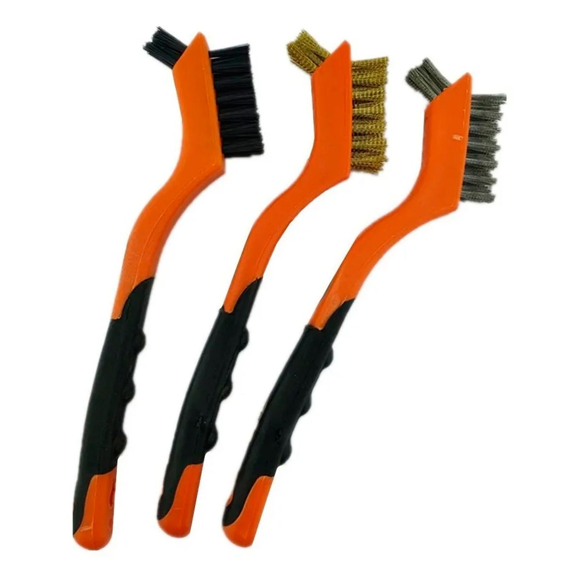 MAKAWA - Juego De Mini Escobillas 175mm 3 Piezas Makawa Mk-0825