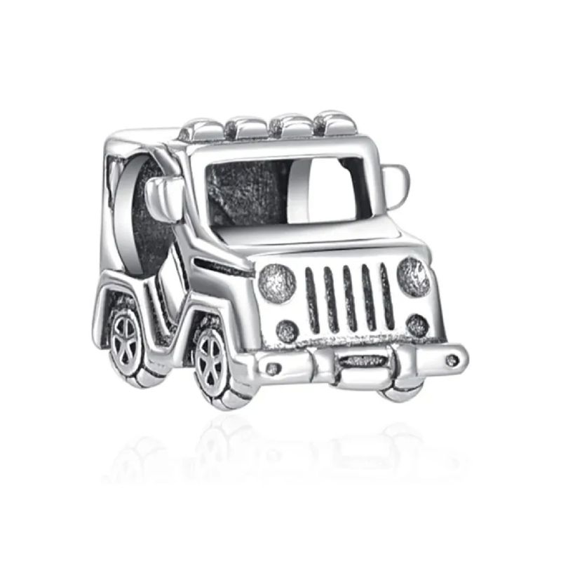 SILVER HEART - Charm Jeep en Plata Fina 925 SILVER HEART