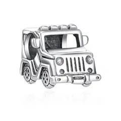 SILVER HEART - Charm Jeep en Plata Fina 925
