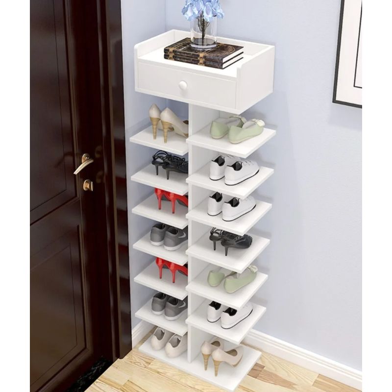 HOMER DESIGN - Zapatero Organizador Estante Zapatos 14 Pcs Hall Armario 1908070