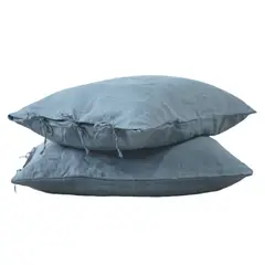COMPLEMENTA HOMEDESIGN - Funda Almohada Lino Lilah - Lake 50x90