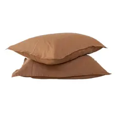 COMPLEMENTA HOMEDESIGN - Funda Almohada Lino Lyra - Toffe 50x90