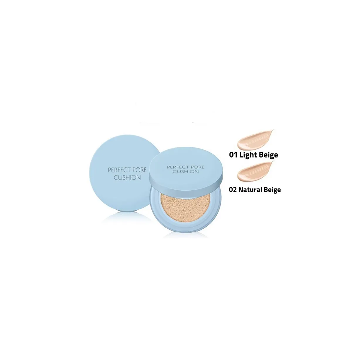 THE SAEM - Base Perfect Pore Cushion 02 Natural Beige - The saem