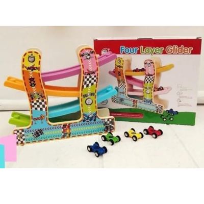 Imagen 2 del producto PISTA DE AUTOS DIDACTICA MONTESSORI 4 NIVELES