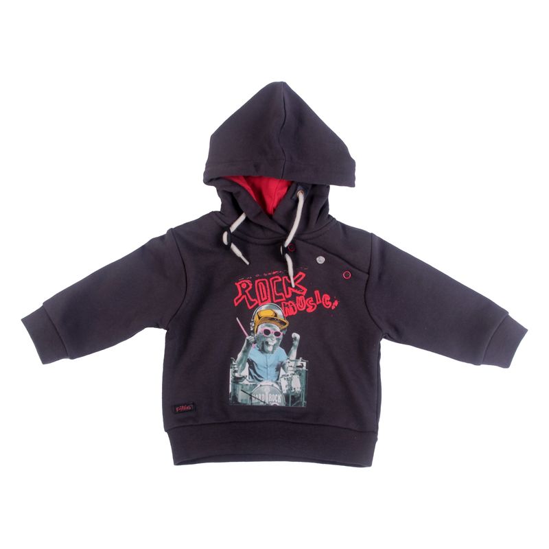 PILLIN - Polerón Bebe Niño Gris oscuro Pillin PILLIN