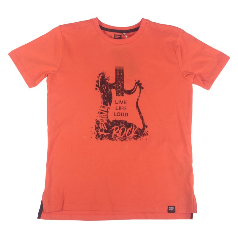 PILLIN - Polera Niño Naranja Pillin PILLIN