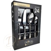 Set De Cubiertos 24 Piezas Acero Inoxidable