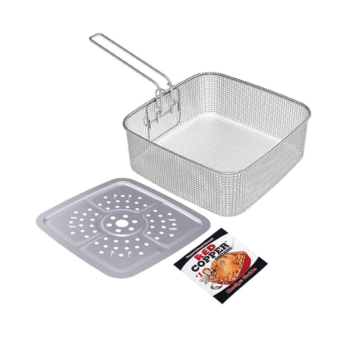 RED COPPER - Sartén de cobre Cuadrado Antiadherente Red Copper