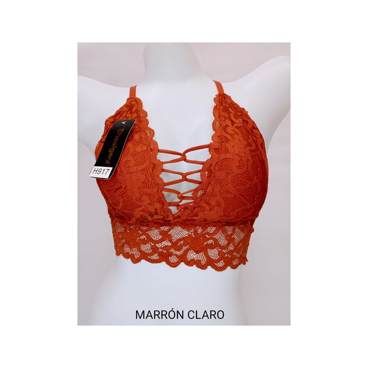 GENERICO - SOSTEN BRALETTE ENCAJE CORTO H917