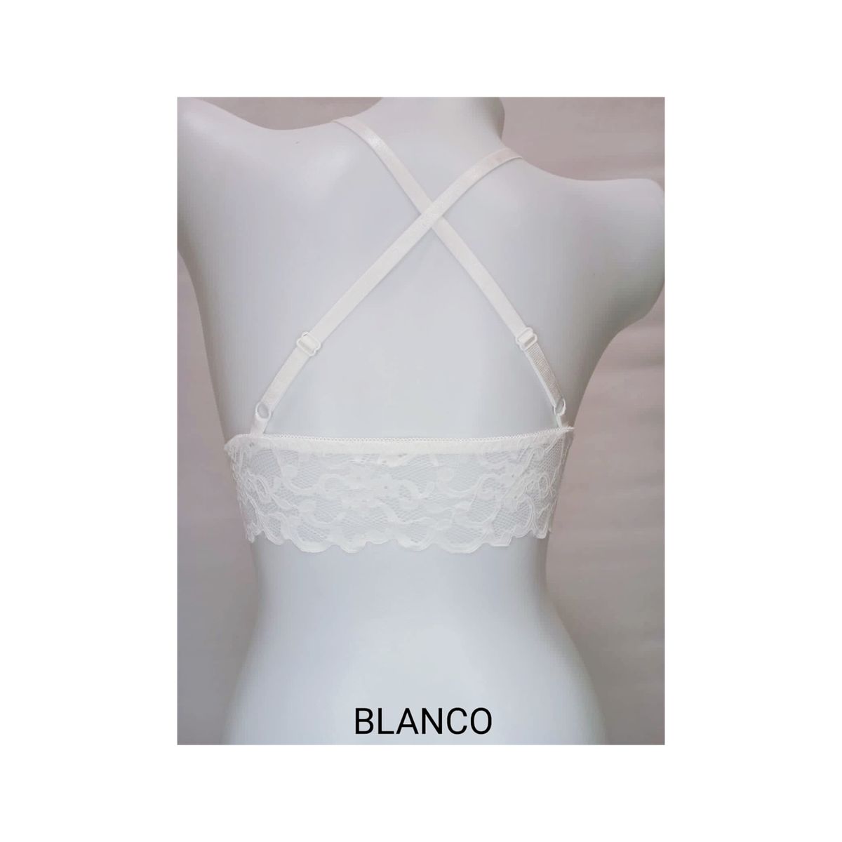 GENERICO - SOSTEN BRALETTE ENCAJE CORTO H917