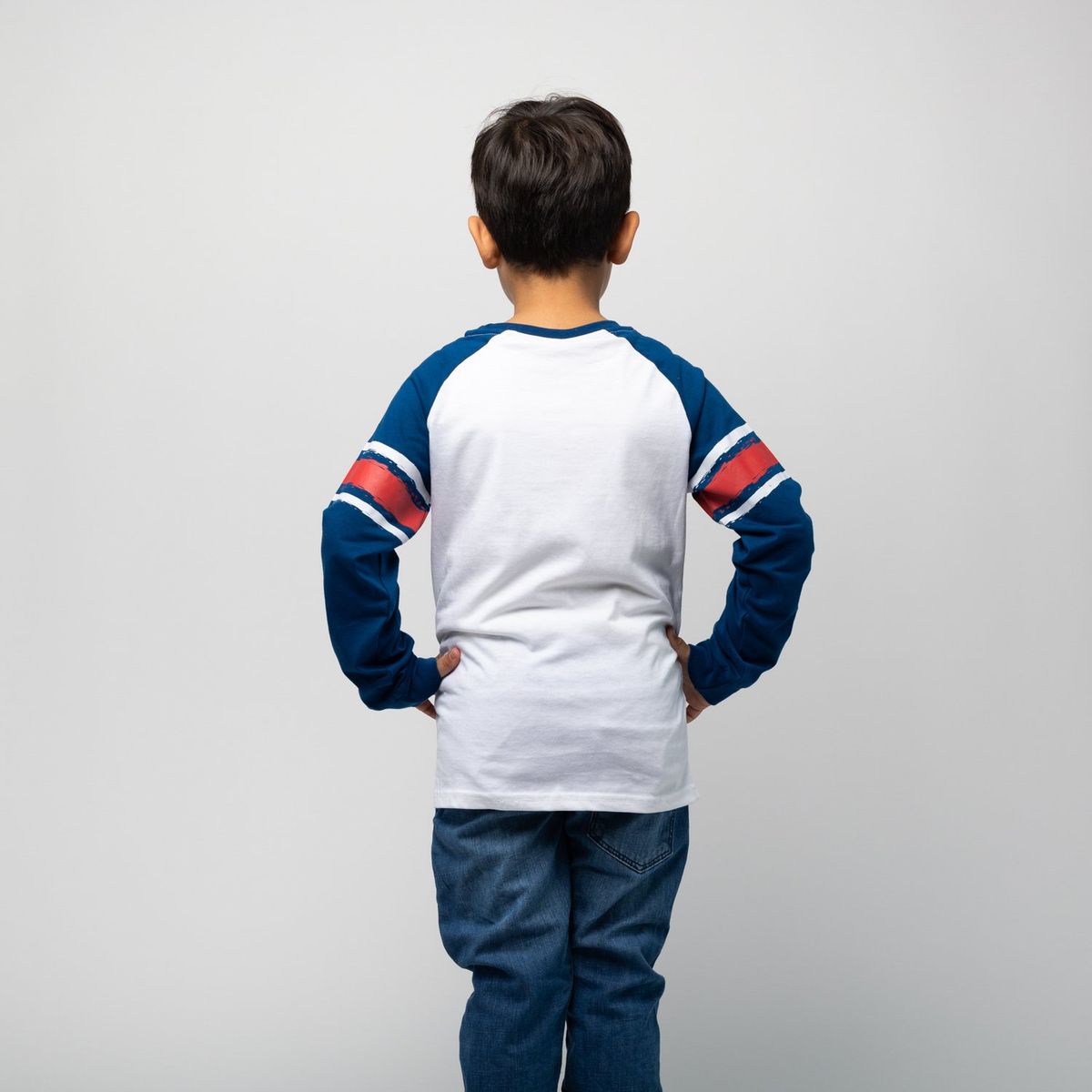 MARVEL - Polera Manga Larga Niño Avengers All Blanco Marvel