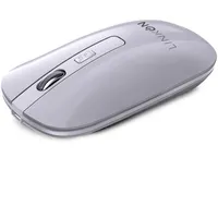 Mouse Inalambrico Dual Bluetooth Usb Recargable Para Mac Win - Blanco