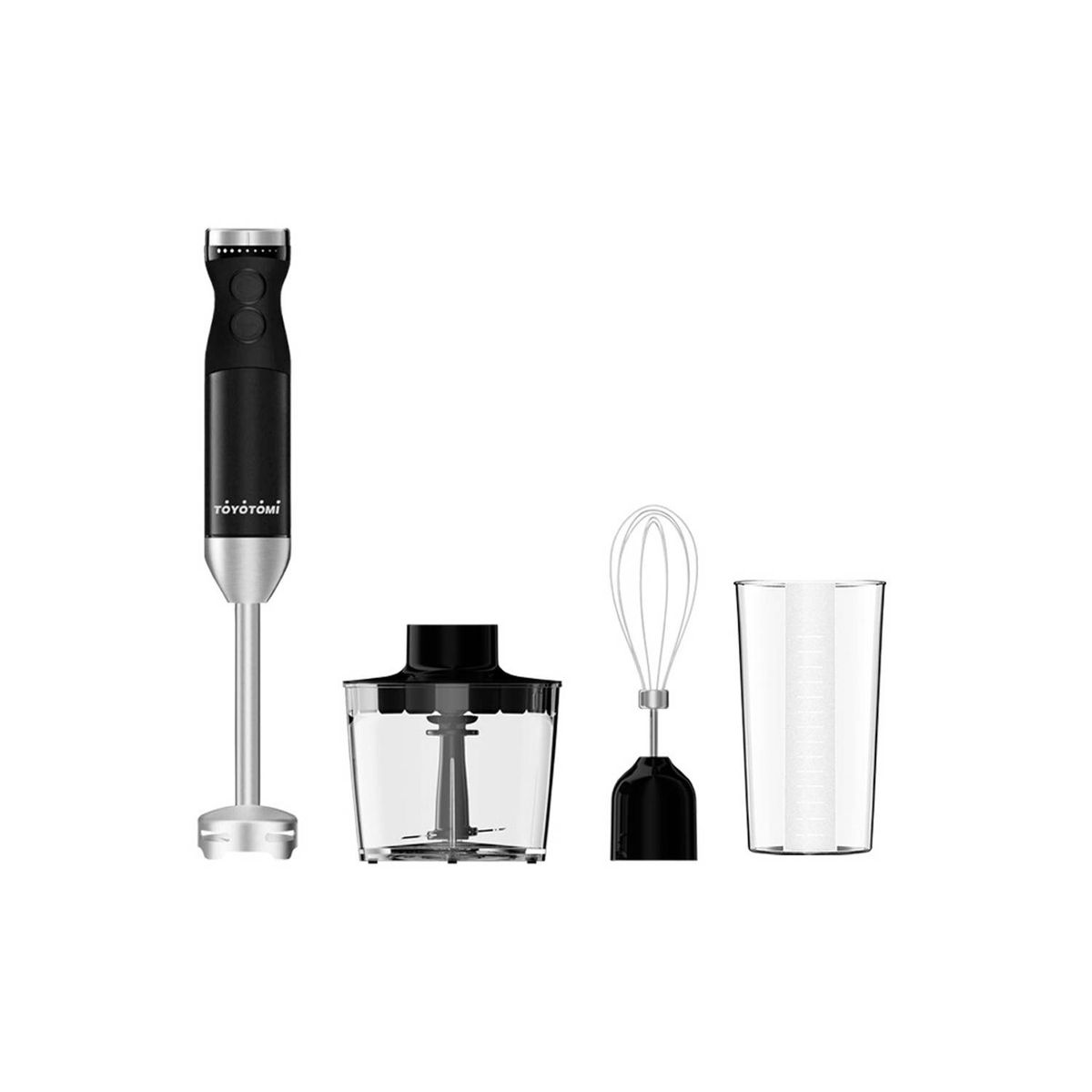 TOYOTOMI - Minipimer Toyotomi Kuro con Accesorios MP600-KR