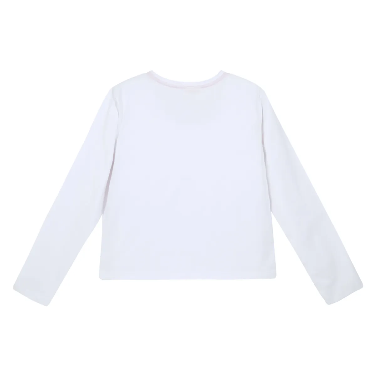 DISNEY - Polera Manga Larga Niña Minnie Wait Blanco Disney