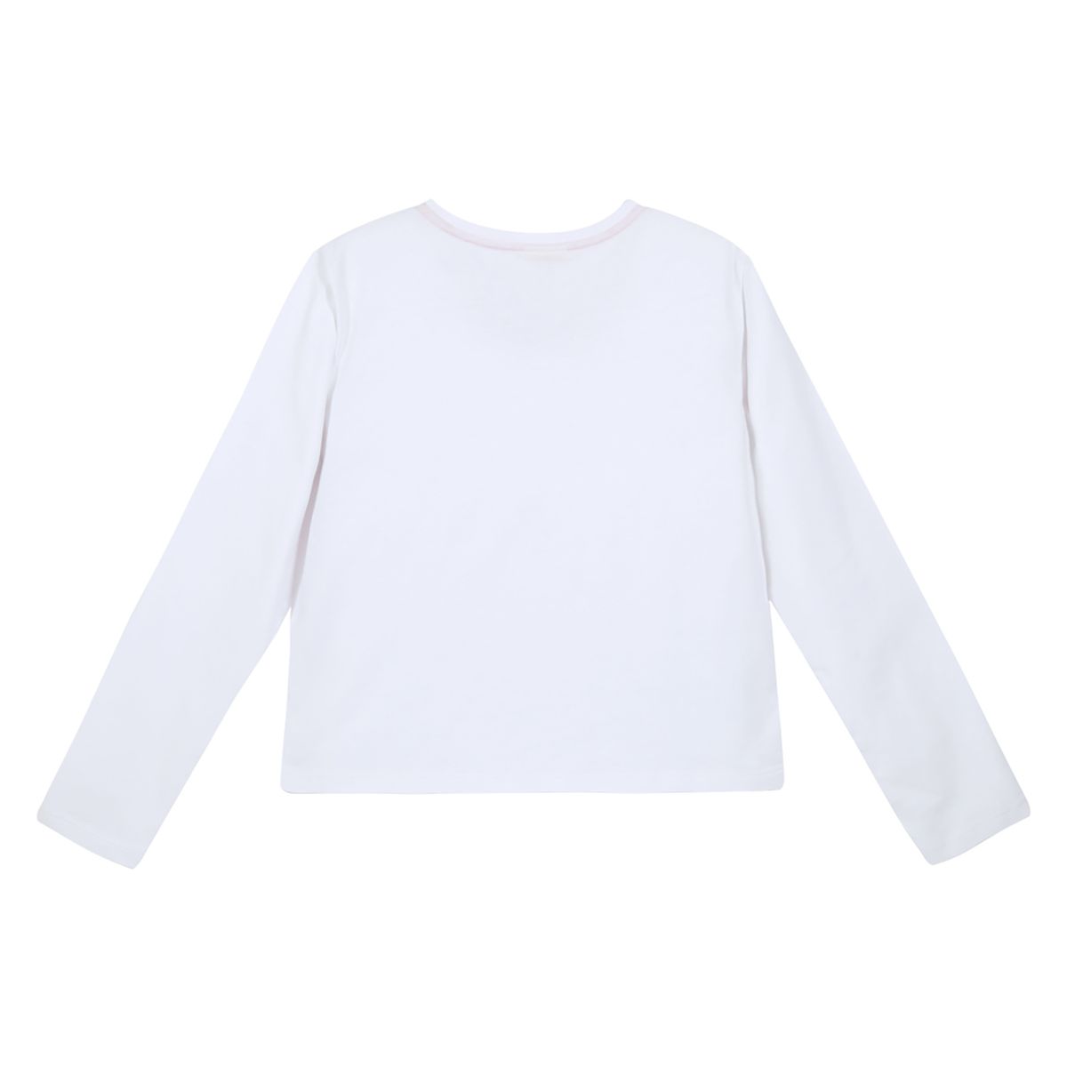 DISNEY - Polera Manga Larga Niña Minnie Wait Blanco Disney
