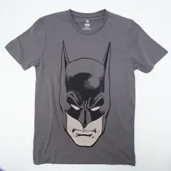 DC COMICS - Polera Hombre Batman Serious Face Gris