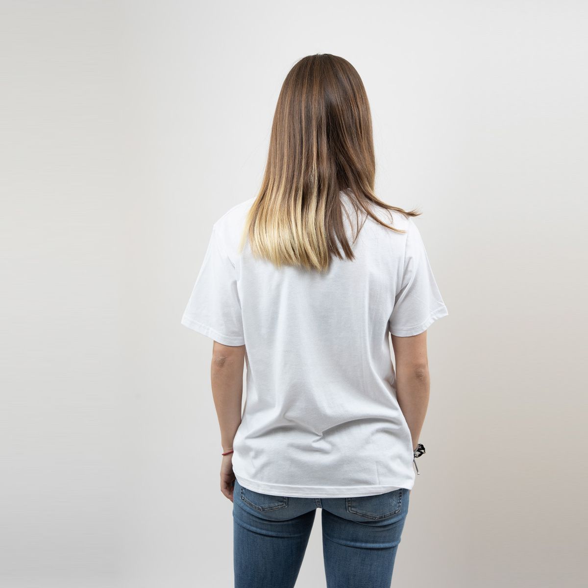 FRIENDS - Polera Mujer Logo Blanco Friends
