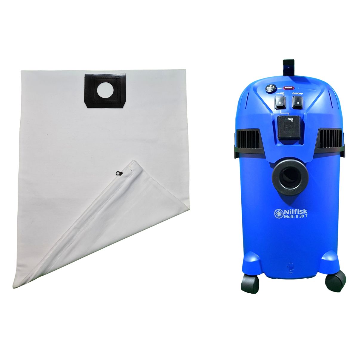 BOLPAS - Bolsa Para Aspiradora Nilfisk Multi II 30T