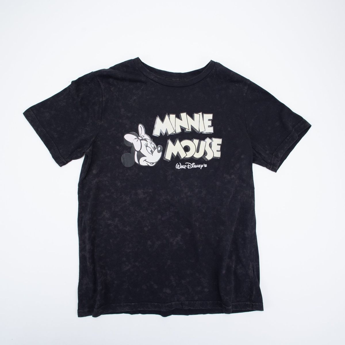 DISNEY - Polera Mujer Minnie Gastado Negro Disney