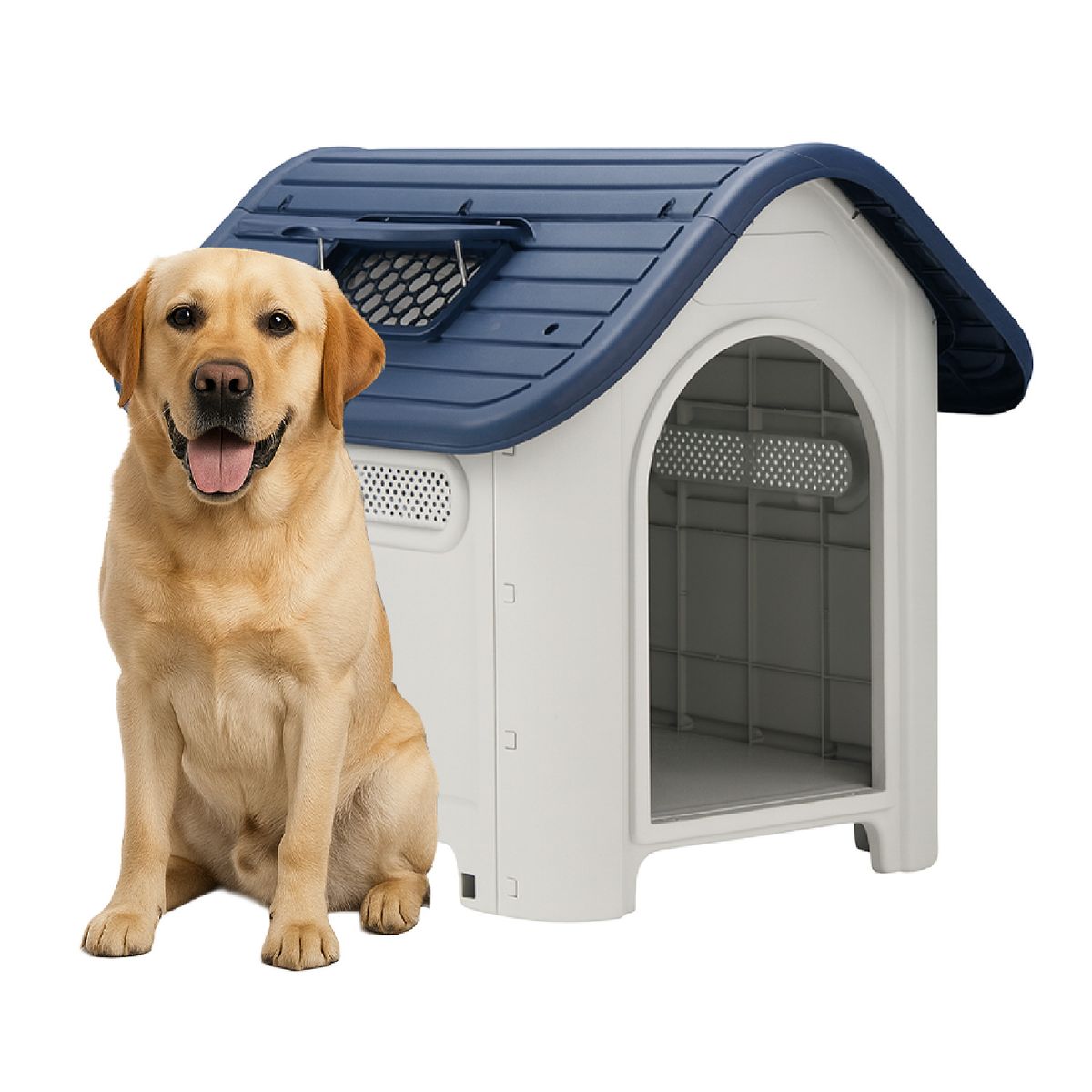 PETWOOW - Casa de perro Mascota Skylight 87x72x75 cm PetWoow