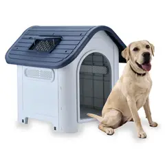 PETWOOW - Casa de perro mascota skylight 87x72x75 XXL