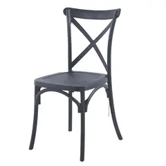VINCENZI - Silla Crossback Negra