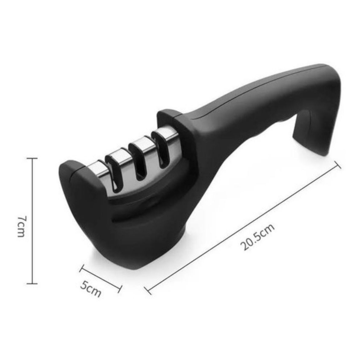 GENERICO - Afilador De Cuchillos Manual De 3 Etapas Con Herramienta