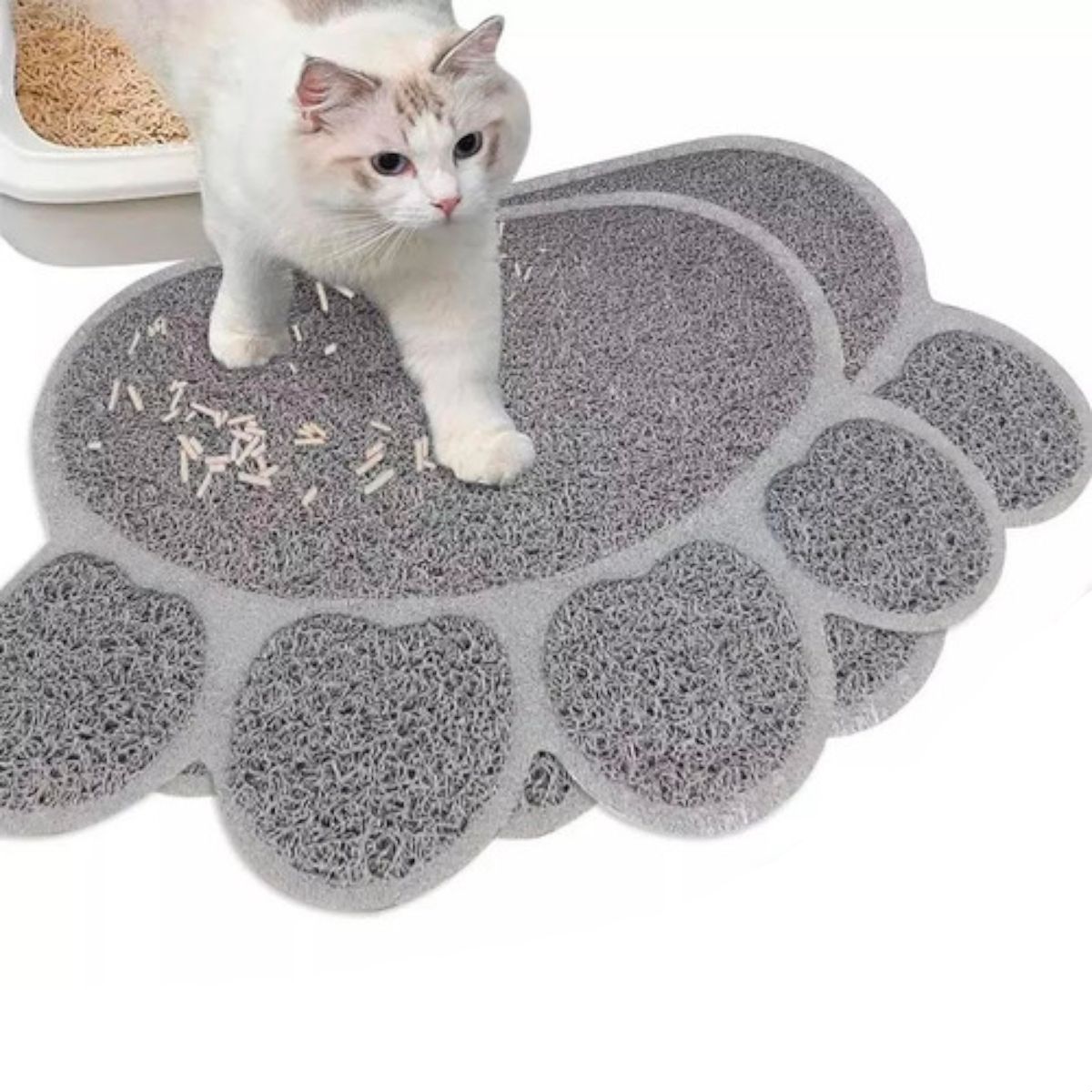 GENERICO - Alfombra Sanitaria Para Arenero Mat Tapete Gato 57x37 Gatita