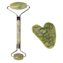 BEAUTY TOOLS - Set De Cuidado Facial De Piedra Jade