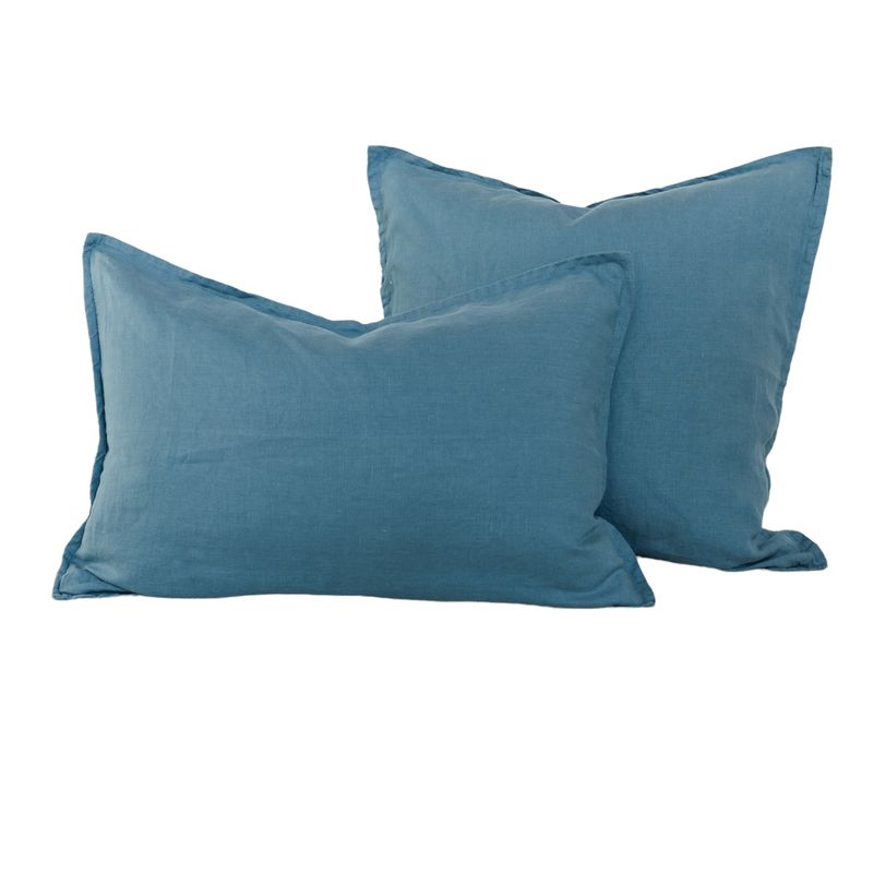 COMPLEMENTA HOMEDESIGN - Funda Cojín Lino Lyra - Ocean  55x55