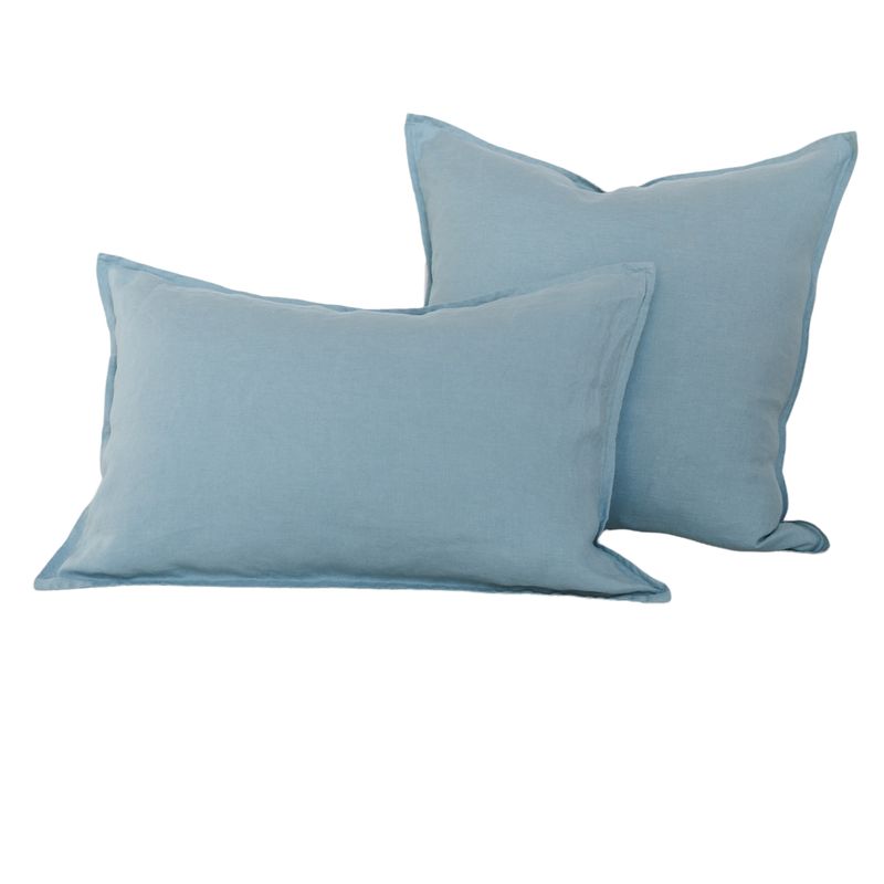 COMPLEMENTA HOMEDESIGN - Funda Cojín Lino Lyra - Bluestone  40x60
