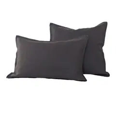 COMPLEMENTA HOMEDESIGN - Funda Cojín Lino Lyra - Dark Charcoal 40x60