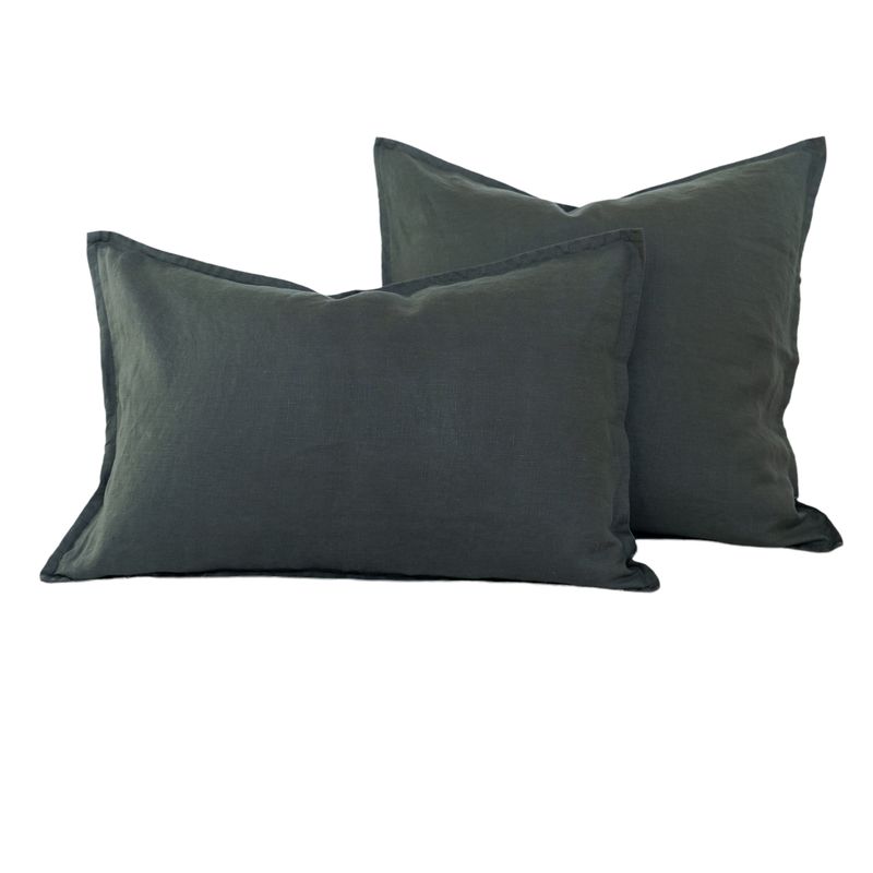 COMPLEMENTA HOMEDESIGN - Funda Cojín Lino Lyra - Forest  55x55