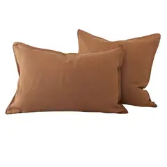 COMPLEMENTA HOMEDESIGN - Funda Cojín Lino Lyra - Toffe 40x60