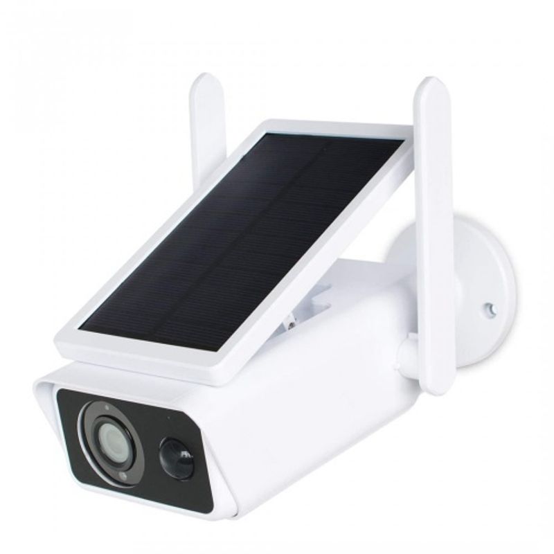 NAUTICA - Cámara de seguridad solar con visión nocturna y sensores