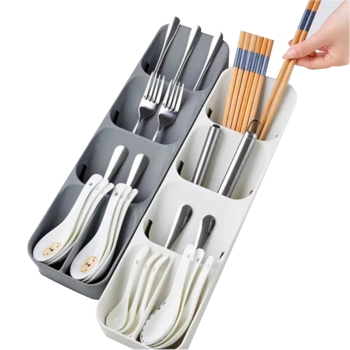 GENERICO - Organizador De Cubiertos Para Cajones Cubiertos