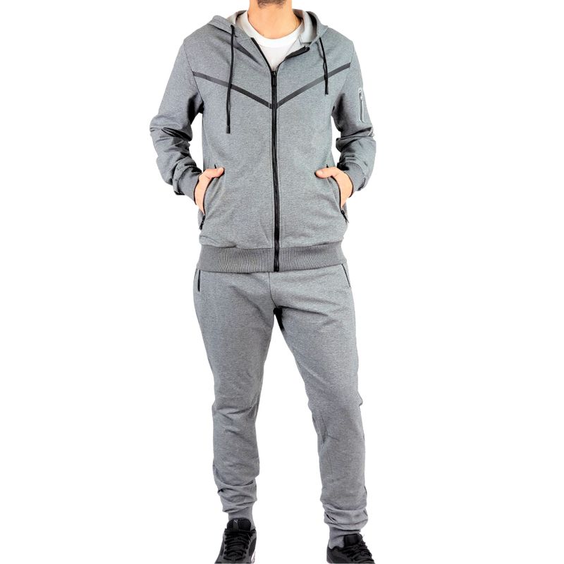 LIKE SHOP - Conjunto Deportivo Verano Algodón Buzo Jogger Y Polerón 190