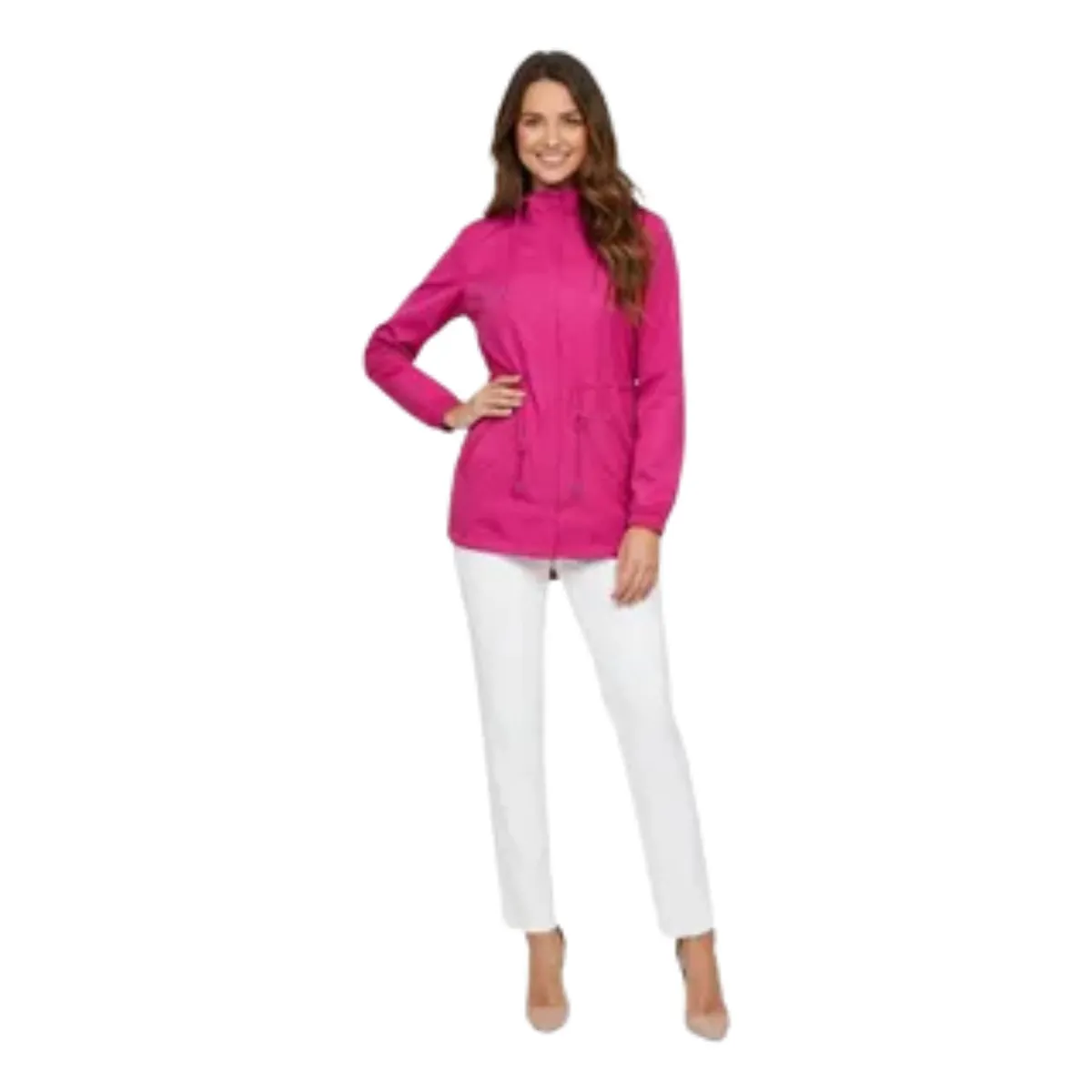 LOOK SHOP - Corta Viento Mujer Parka Liviana Chaqueta Gorro H2